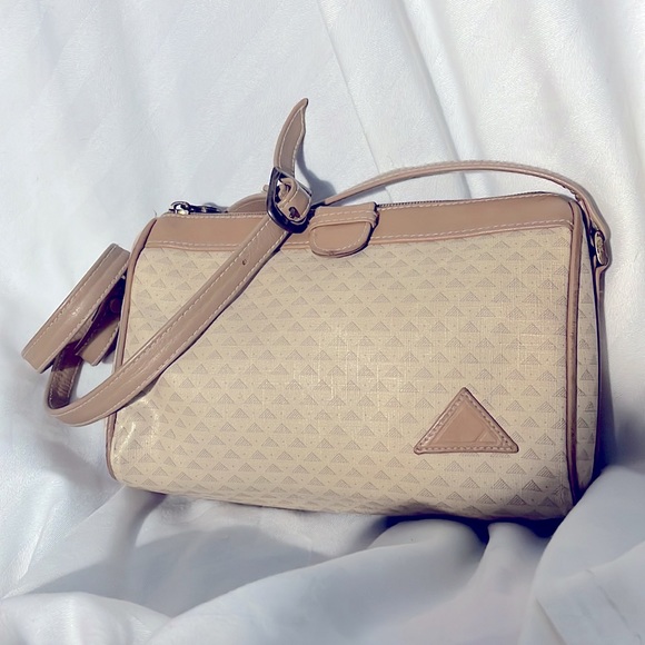 Vintage 80’s Liz Claiborne Genuine Leather Trim Purse - Picture 10 of 15